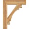 Ekena Millwork Merced Block Rough Sawn Bracket, Western Red Cedar, 6"W x 32"D x 40"H BKT06X32X40MRC05RWR - alternate 3